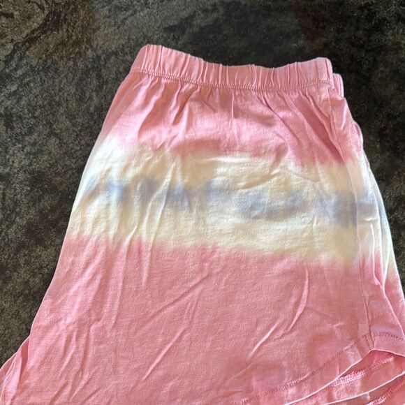 AERIE Pink and White Tie-Dye Shorts - Picture 5 of 6